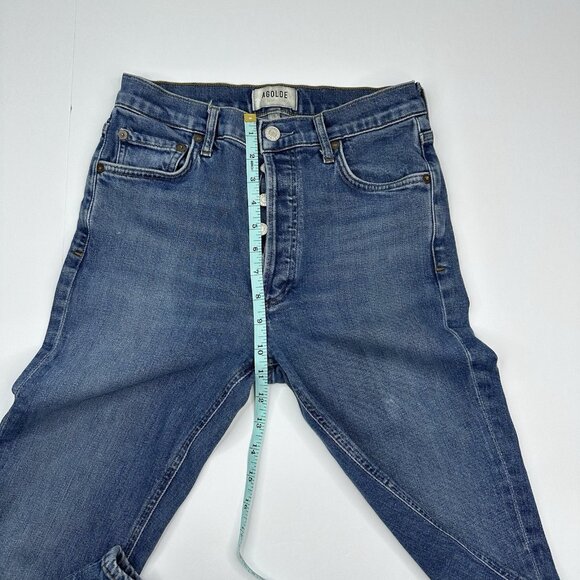 AGOLDE Women's Blue NICO High Rise Button-Fly Designer Jean W26/L26.25 - Picture 10 of 13